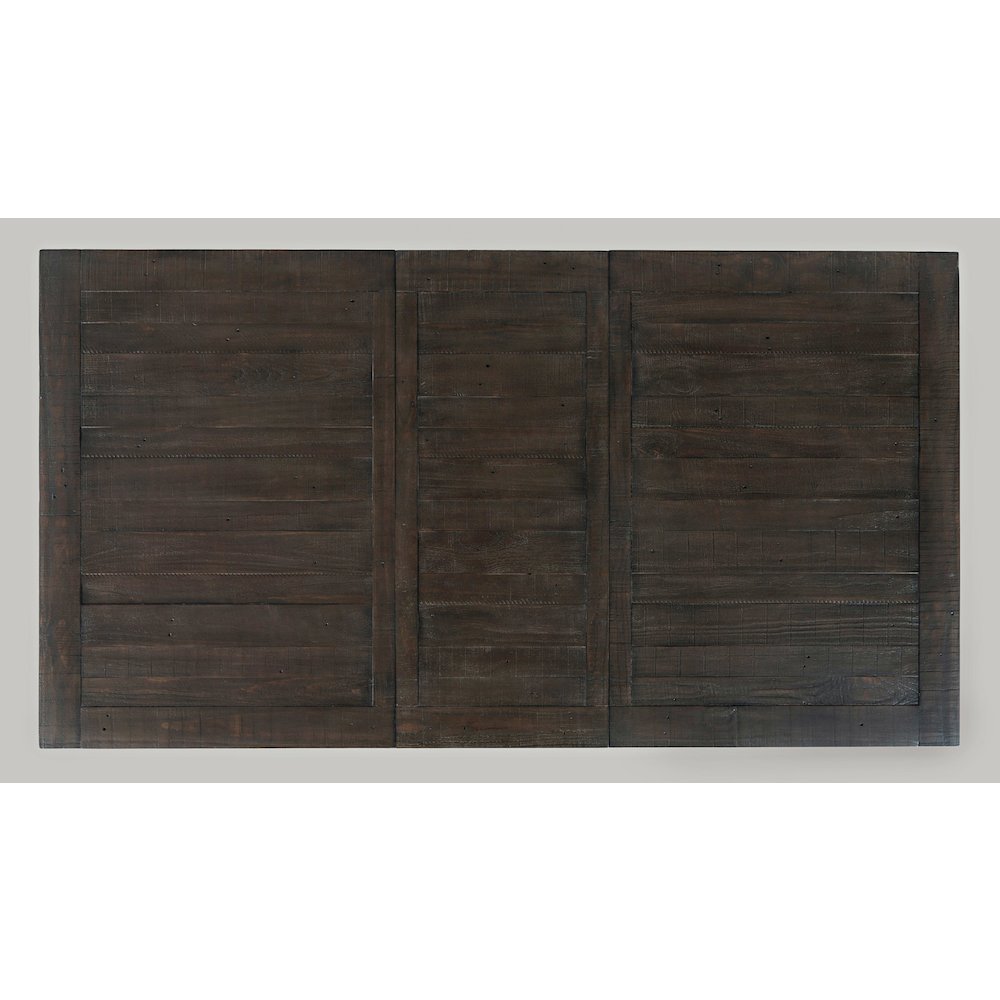 Madison County Rustic Reclaimed Solid Wood Farmhouse 78" Extension Dining Table