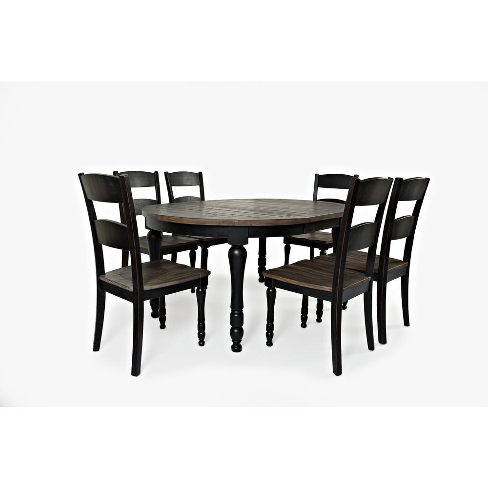 Ladderback Dining Chair  - Vintage Black, Set of 2