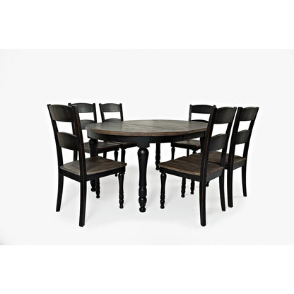 Ladderback Dining Chair  - Vintage Black, Set of 2