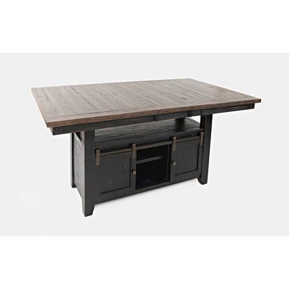 Rustic Reclaimed Solid Wood Farmhouse Adjustable Height 72" Dining Table