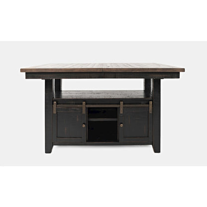 Rustic Reclaimed Solid Wood Farmhouse Adjustable Height 72" Dining Table