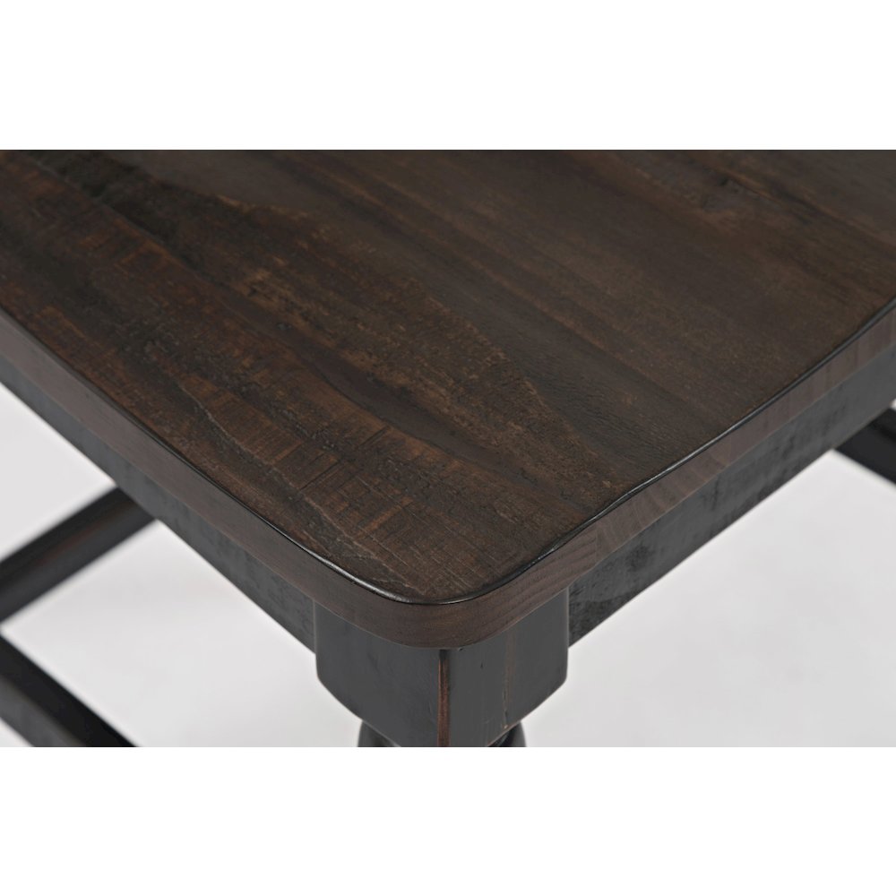 Rustic Reclaimed Pine Farmhouse Ladderback Counter Stool (Set of 2)