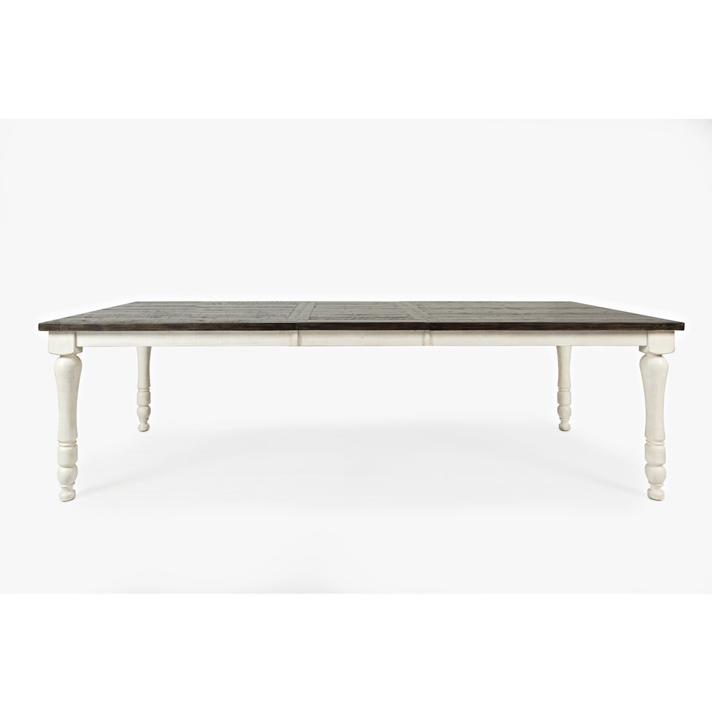 Madison County Rustic Reclaimed Pine Farmhouse Rectangle Extension Dining Table