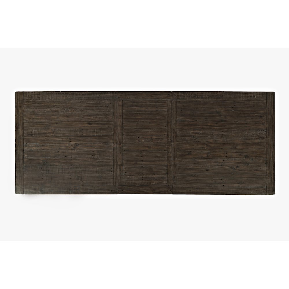 Madison County Rustic Reclaimed Pine Farmhouse Rectangle Extension Dining Table