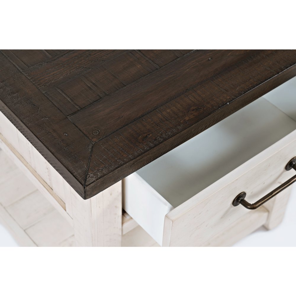Madison County Rustic Reclaimed Pine Farmhouse Harris End Table