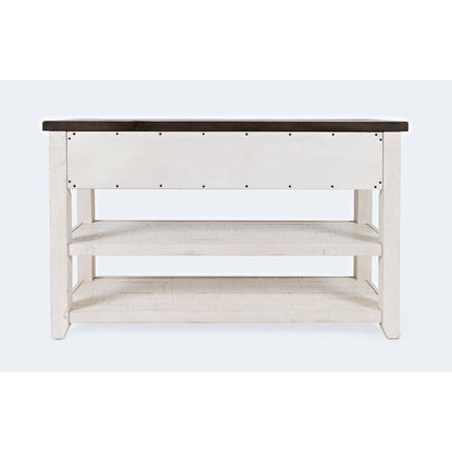 Madison County Rustic Reclaimed Pine Farmhouse Harris 50" Sofa Console Table