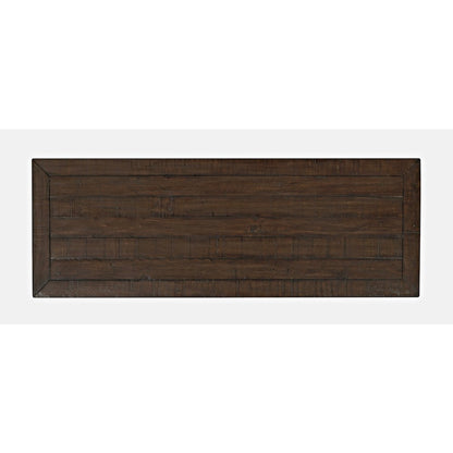 Madison County Rustic Reclaimed Pine Farmhouse Harris 50" Sofa Console Table