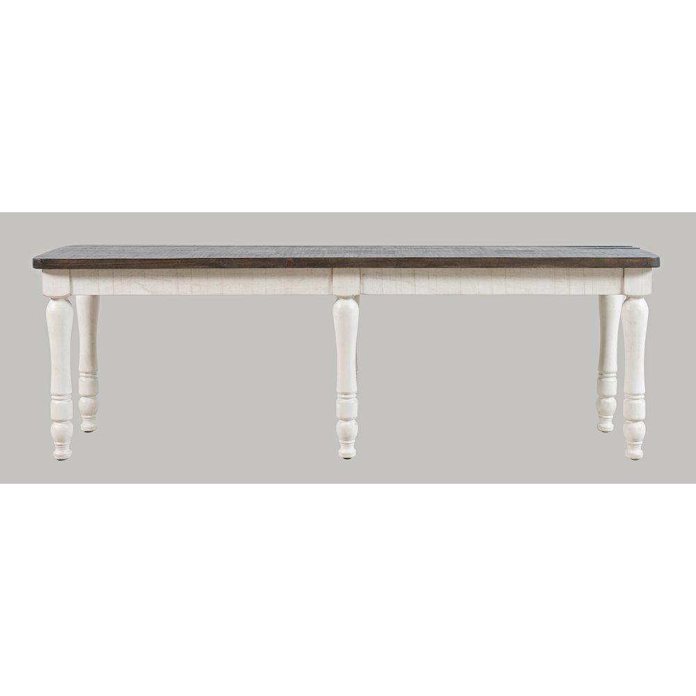 Madison County Rustic Reclaimed Solid Wood Farmhouse 54" Dining Bench