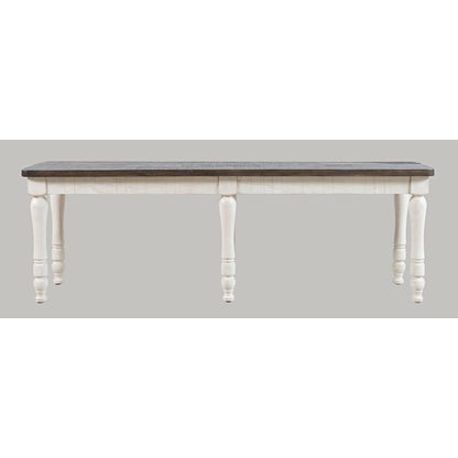 Madison County Rustic Reclaimed Solid Wood Farmhouse 54" Dining Bench