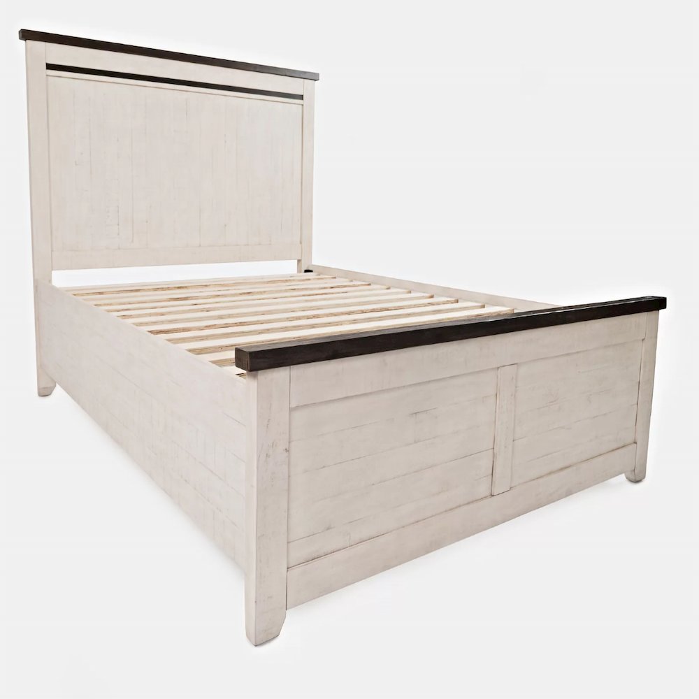 Madison County Rustic Reclaimed Pine Farmhouse King Panel Bed
