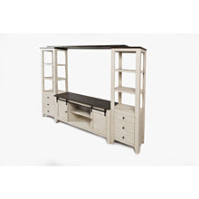 Rustic Reclaimed Pine Farmhouse Entertainment Center with 60'' TV Console