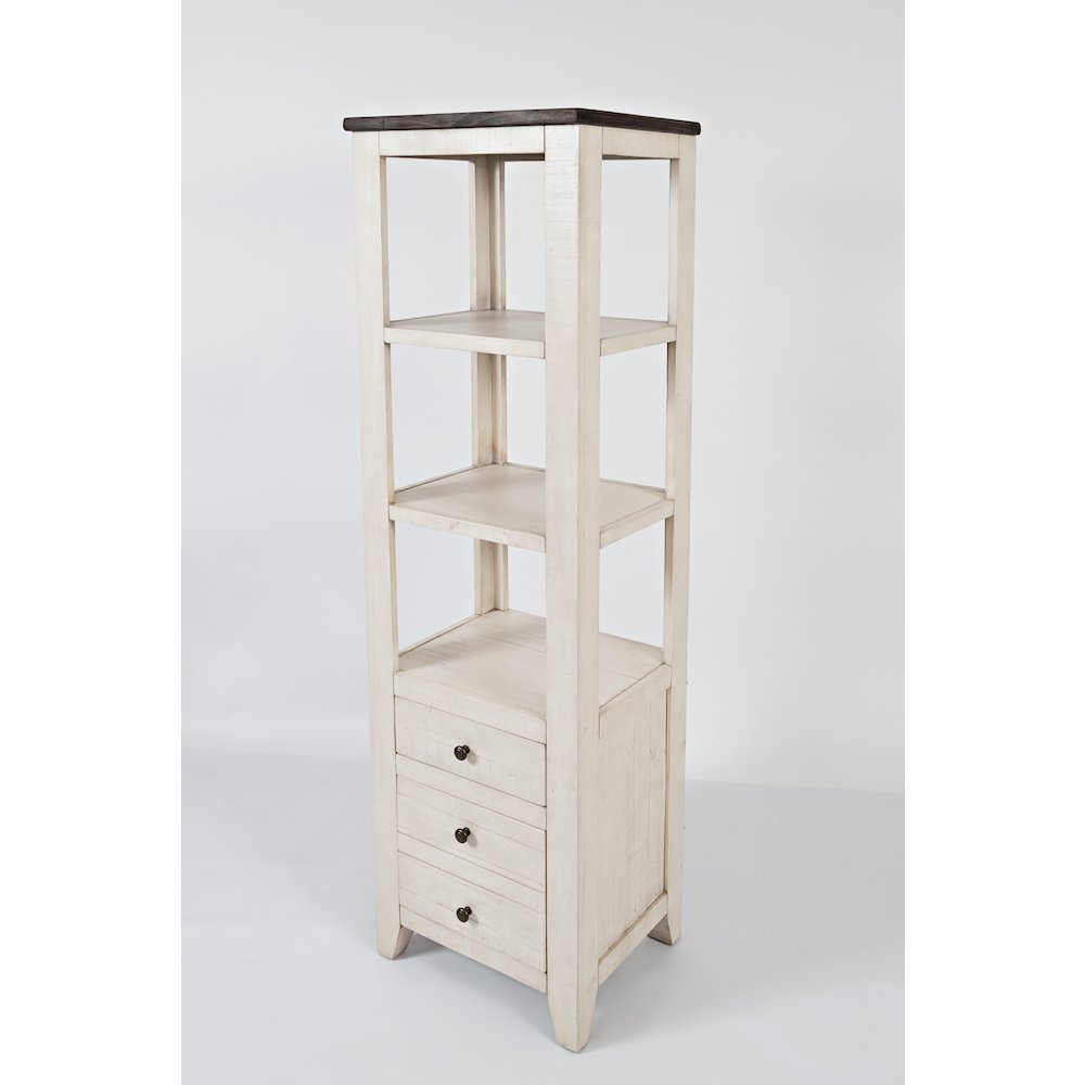 Madison County Rustic Reclaimed Solid Wood Farmhouse 22" Pier Bookcase