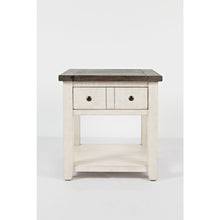 Madison County Rustic Reclaimed Pine Farmhouse End Table