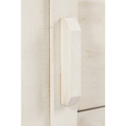 Rustic Reclaimed Solid Wood Farmhouse 32" Barn Door Accent Cabinet