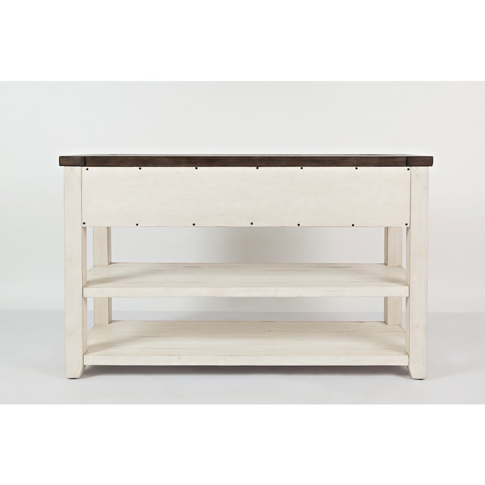 Madison County Rustic Reclaimed Solid Wood Farmhouse Sofa 50" Sofa Table