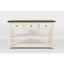 Madison County Rustic Reclaimed Solid Wood Farmhouse Sofa 50" Sofa Table