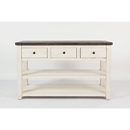 Madison County Rustic Reclaimed Solid Wood Farmhouse Sofa 50" Sofa Table