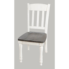 Rustic Reclaimed Solid Wood Farmhouse Slatback Dining Chair (Set of 2)