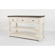 Madison County Rustic Reclaimed Solid Wood Farmhouse Sofa 50" Sofa Table