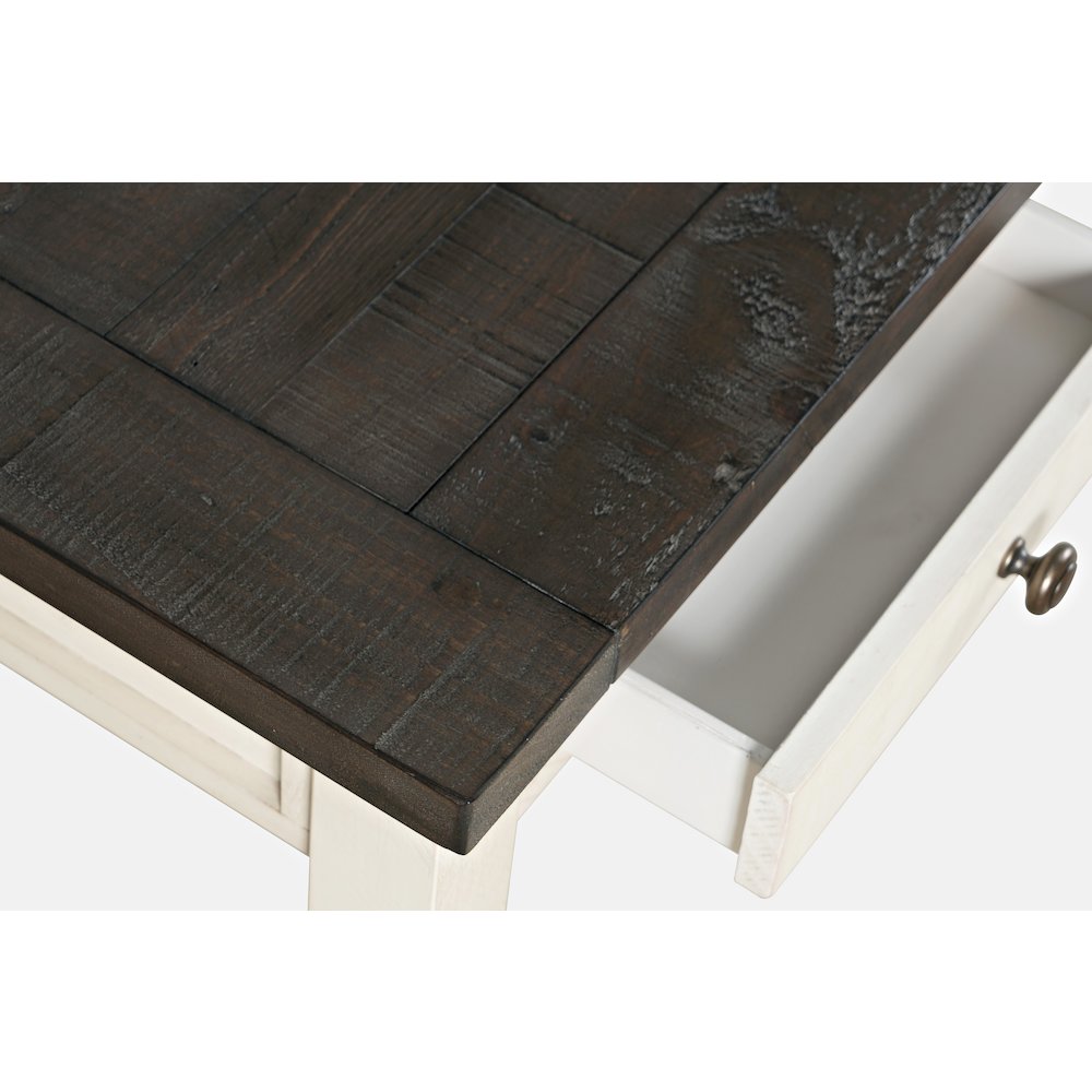 Madison County Rustic Reclaimed Solid Wood Farmhouse USB Charging Desk