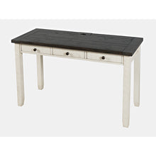Madison County Rustic Reclaimed Solid Wood Farmhouse USB Charging Desk