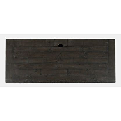 Madison County Rustic Reclaimed Solid Wood Farmhouse USB Charging Desk