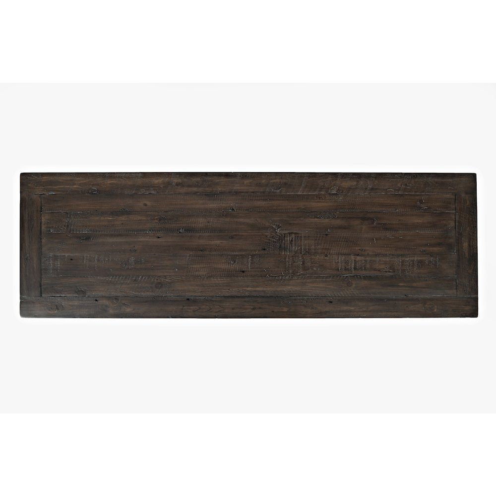 Madison County Rustic Reclaimed Solid Wood Farmhouse 60" Barn Door Console