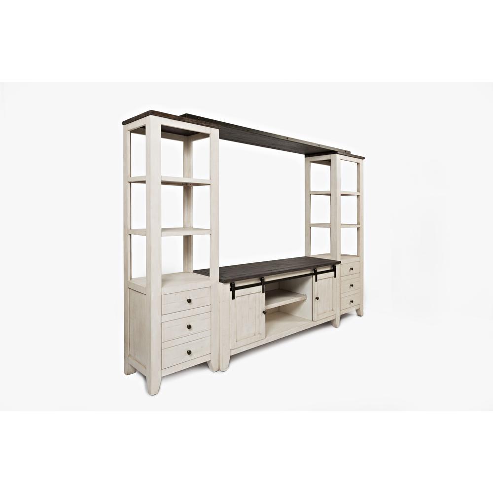 Madison Country Media Wall - Vintage White
