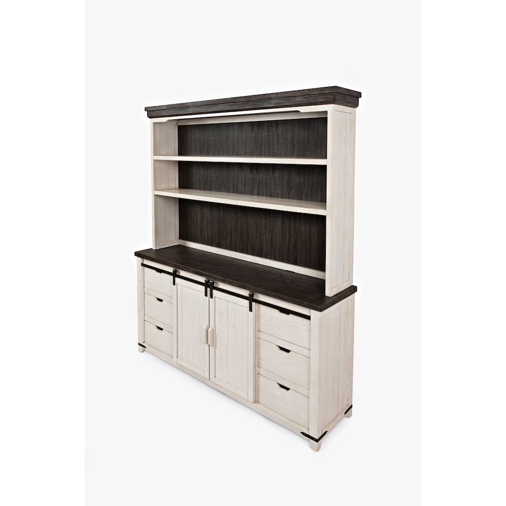 Madison County Rustic Reclaimed Pine Farmhouse Hutch Server