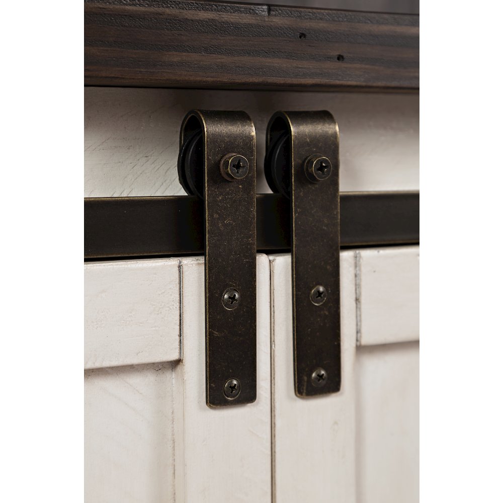 Madison County Rustic Reclaimed Pine Farmhouse Hutch Server