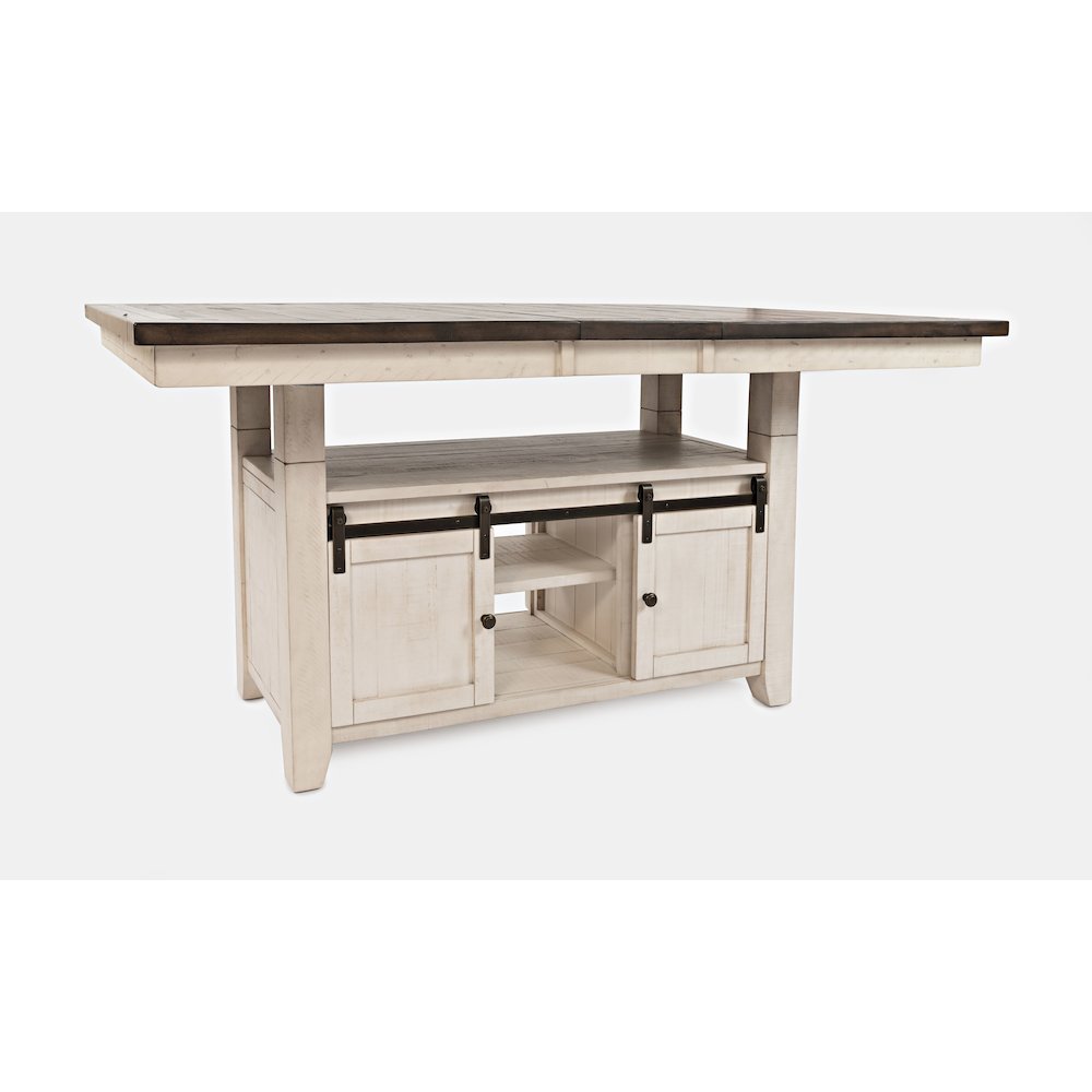 Rustic Reclaimed Solid Wood Farmhouse Adjustable Height 72" Dining Table