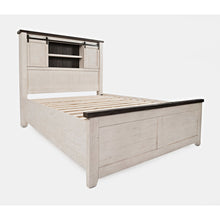 Madison County Rustic Reclaimed Pine Farmhouse King Barn Door Bed