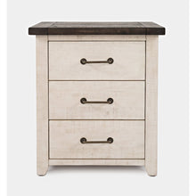 Madison County Rustic Reclaimed Solid Wood Farmhouse USB Charging Nightstand