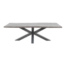 Nordic Ridge 94" Modern Rustic Solid Wood Live Edge Dining Table