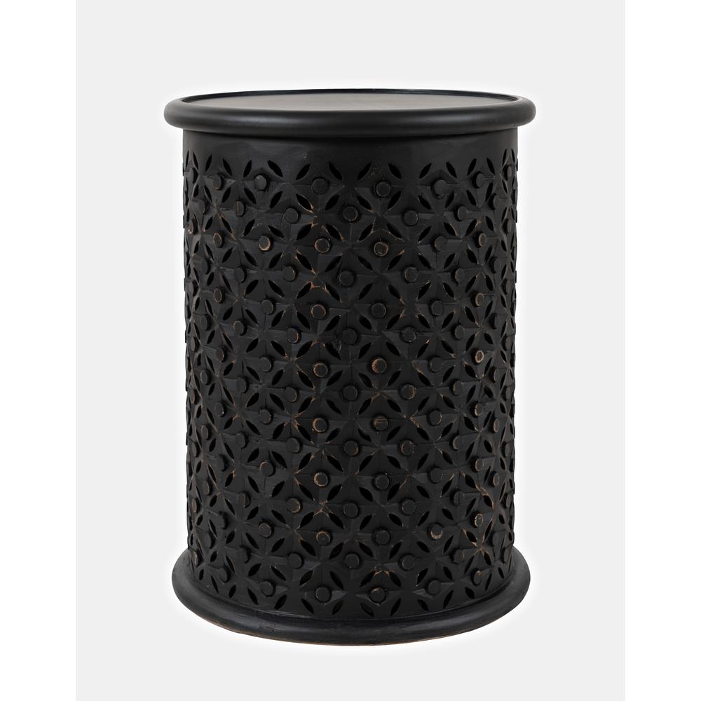 Drum Table Antique Black