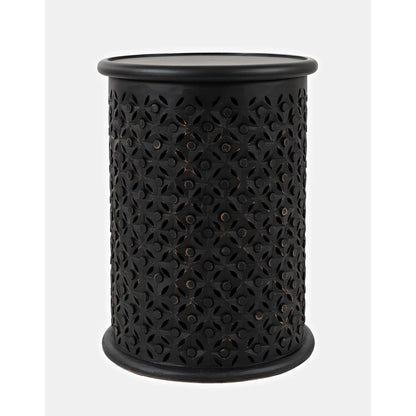 Drum Table Antique Black