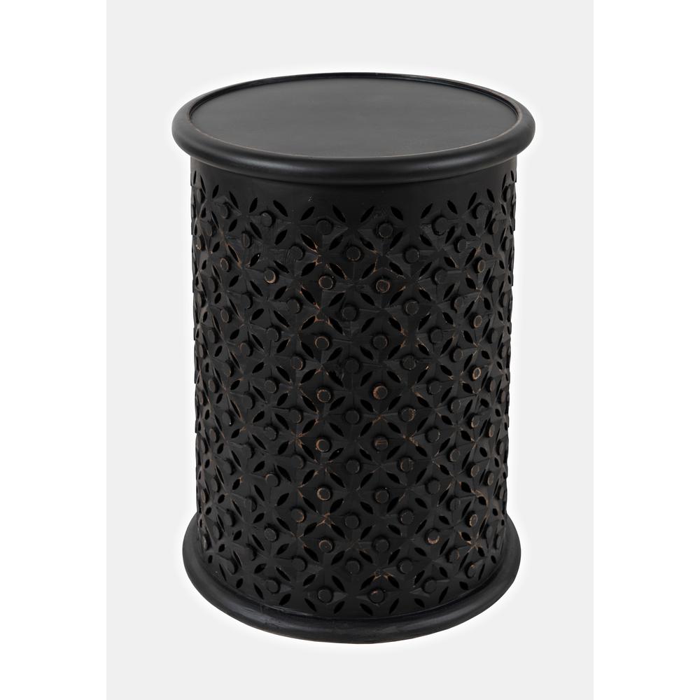 Drum Table Antique Black