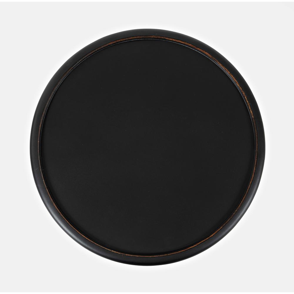 Drum Table Antique Black