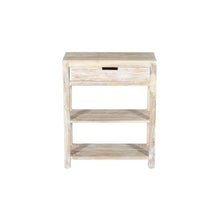 Reynolds Rustic Global Solid Wood 24" Accent Table
