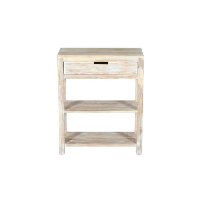 Reynolds Rustic Global Solid Wood 24" Accent Table