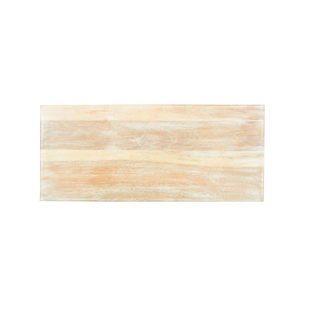 Reynolds Rustic Global Solid Wood 24" Accent Table