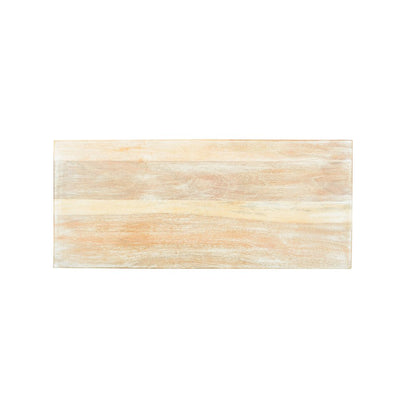 Reynolds Rustic Global Solid Wood 24" Accent Table