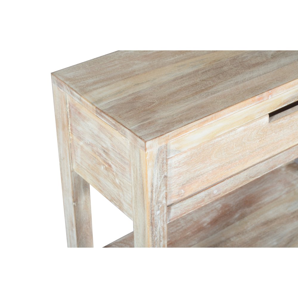 Reynolds Rustic Global Solid Wood 24" Accent Table