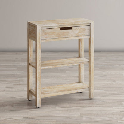 Reynolds Rustic Global Solid Wood 24" Accent Table