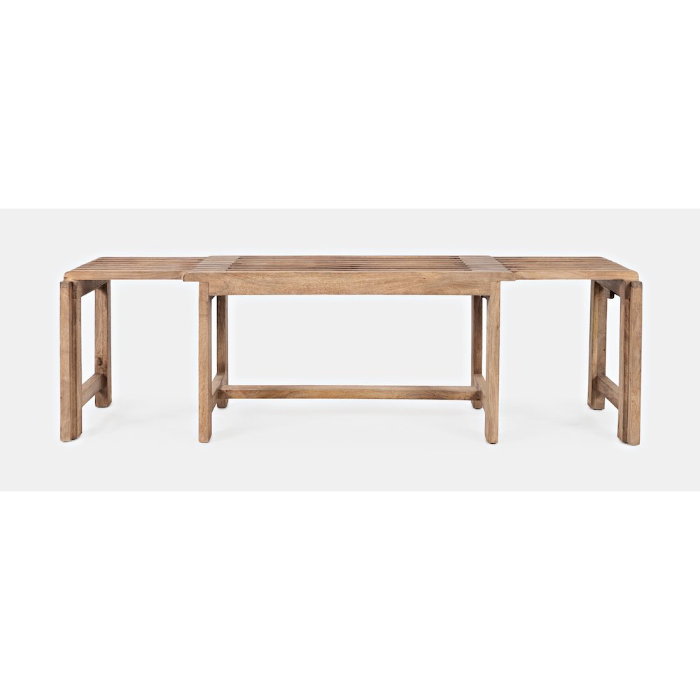 Bradford Modern Extendable Solid Mango Hardwood Bench