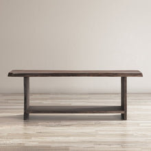 Cooper Modern Live Edge 52" Solid Wood Storage Bench