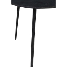 Reeves Abstract Contemporary Solid Acacia Wood Nesting End Tables (Set of 3)