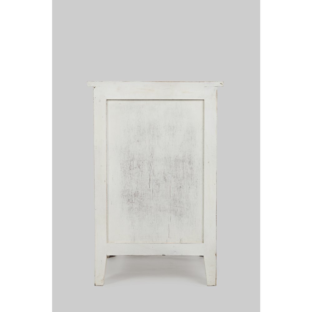 Global Archive Hand Carved Mango Wood Accent Table