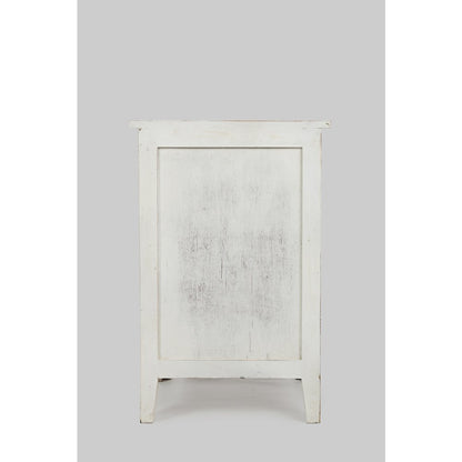 Global Archive Hand Carved Mango Wood Accent Table