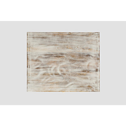 Global Archive Hand Carved Mango Wood Accent Table